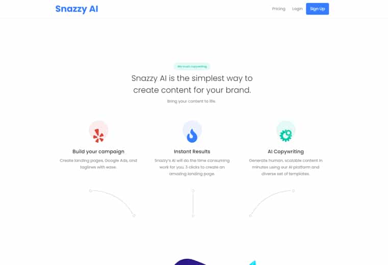 snazzy.ai screenshot